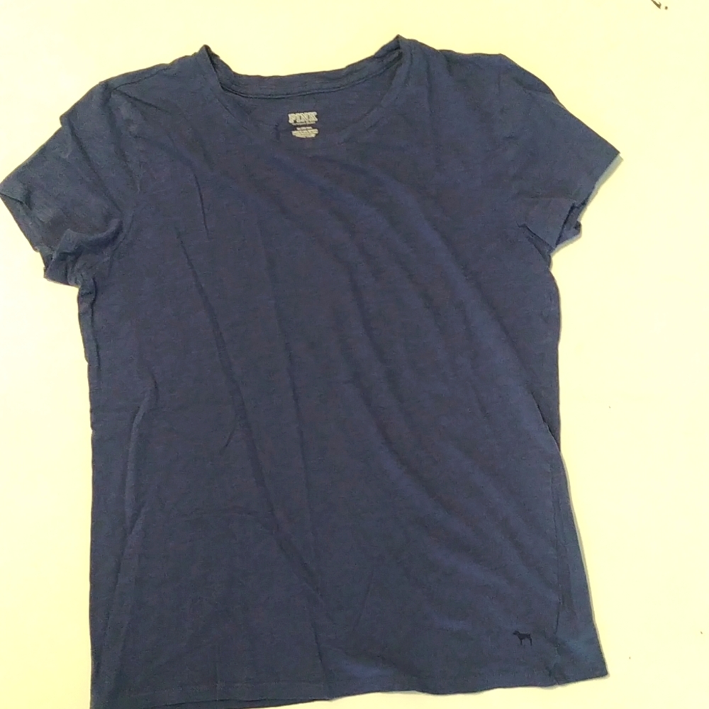 Blue Victoria's Secret Pink light cotton tshirt